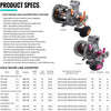 Okuma COLDWATER Line Counting Baitcast Reel 5:1:1 2+1BB 7Kg Max Drag