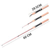 Leo 60cm/62cm/65cm Telescopic Ice Fishing Rod Reel Combo Set