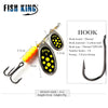 FISH KING 1Pc 3# 5# 25g Double Blade Spinner