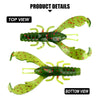 Spinpoler TPR 5Pcs/Lot 7.5cm Plastic Crawfish Lure