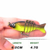 CCLTBA 1Pc 6cm/7cm Swimbait