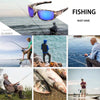 Camo Polarized Unisex Stress-Resistant Lenses Wind Sand Proof Fishing Sunglasses
