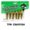 Sunmile 6Pc/Lot 7.5cm/3.5g Soft Crayfish Baits
