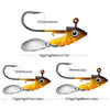 OugaFish 1Pc 7.5-15g Sinking Jig Head Spinning Hook