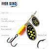 FISH KING 1Pc 3# 5# 25g Double Blade Spinner
