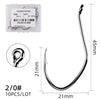 10pcs/Box Barbed 6/0 -10 Bait Hook