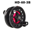 Leo 60cm/62cm/65cm Telescopic Ice Fishing Rod Reel Combo Set