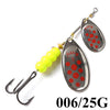 FISH KING 1Pc 3# 5# 25g Double Blade Spinner