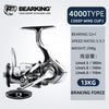 BearKing Silver Soul 12+1BB 5.1:1/5.5:1 15Kg Max Power Spinning Reel