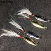Metal Spoon with Feather 3g/5g - 1PC