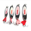 1Pc 7/10/14/22g Beveled Sequined Silver Spoon Lure