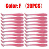 20Pcs/Lot Proleurre Soft Plastic Shad Lures 5cm 0.7g