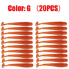20Pcs/Lot Proleurre Soft Plastic Shad Lures 5cm 0.7g