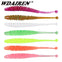 WDAIREN 10pcs/Lot Soft Plastic Worm 6cm 0.6g