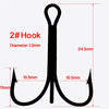 LINGYUE 10Pc Treble Hook Set