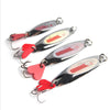 1Pc 7/10/14/22g Beveled Sequined Silver Spoon Lure