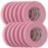 FrogTape CP 325 Medium-High Adhesion Masking Tape - 24MM x 55M x 12-Pack - Pink - Rated f/325F