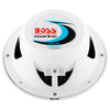 Boss Audio MR50 5.25" Round Speakers - White - Pair