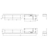 TACO Command Ratchet Hinge - 18-1/2" - 316 Stainless Steel Polished w/Hard Stop