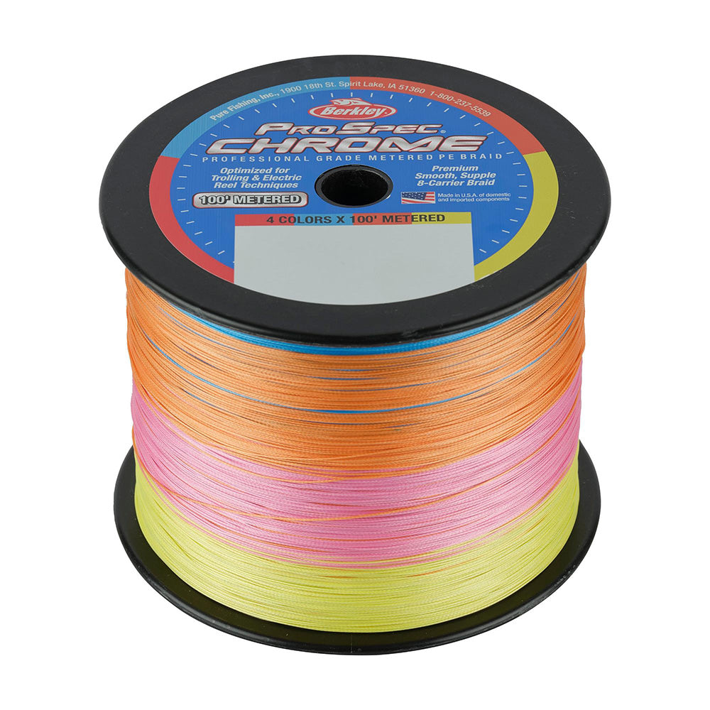 Berkley ProSpec Chrome 4 x 100 Metered Braid 20lb 3500yd – Pro Tackle World