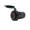 Bluewater Round Dual USB/USB-C Charger