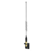 Shakespeare VHF 15in 5216 SS Black Whip Antenna - Bracket Included