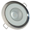 Lumitec Mirage - Flush Mount Down Light - Glass Finish/Polished SS Bezel - White Non-Dimming