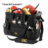 CLC 1534 Tool Bag w/Top-Side Plastic Parts Tray - 16"