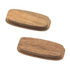 Whitecap Teak Rectangular Drawer Pull - 3-1/4"L - 2 Pack