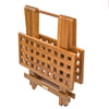 Whitecap Teak Grate Top Fold-Away Table