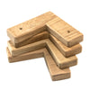 Whitecap Teak Cooler/Box Chocks - 4 Pack