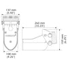 Airmar TM185C-HW High Frequency Wide Beam CHIRP Transom Mount 14-Pin Transducer f/Humminbird