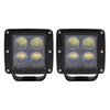 HEISE 3" 4 LED Cube Light - 2-Pack