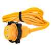 Camco 30 Amp Power Grip Marine Extension Cord - 50 M-Locking/F-Locking Adapter