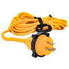 Camco 30 Amp Power Grip Marine Extension Cord - 50 M-Locking/F-Locking Adapter