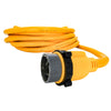 Camco 50 Amp Power Grip Marine Extension Cord - 50 M-Locking/F-Locking Adapter