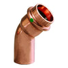 Viega ProPress 3/4" - 45 Copper Elbow - Street/Press Connection - Smart Connect Technology