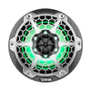 DS18 HYDRO 6.5" 2-Way Marine Speakers w/RGB LED Lights 300W - Black Carbon Fiber