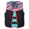 Full Throttle Womens Rapid-Dry Flex-Back Life Jacket - Womens XS - Pink/Black