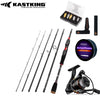 KastKing Brutus Spinning Rod Reel Rod Combo Set Includes 137m Braid 1.29m-2.58m 3-6PC ML M