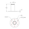 TACO ShadeFin Mini Deck Mount w/Backing Plate