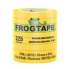 FrogTape CP 225 Medium-High Adhesion Masking Tape - 18MM x 55M x 8-Pack - Gold - Rated for 225°F