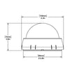 Ritchie XP-98W X-Port Tactician Compass - Surface Mount - White