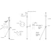 Scanstrut LMP-2 Self Leveling Pole Radar Mount - Furuno & Sitex 2kW & 4kW Domes