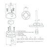 Scanstrut DS16-S Vertical Cable Seal - Stainless Steel