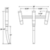 TACO Kite Fishing 3-Rod Cluster