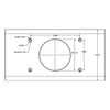 TACO T-Top Extrusion Plate Pre-Drilled f/Grand Slams - 30" - Pair