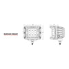 RIGID Industries D-SS Series PRO Flood LED Surface Mount - Pair - Black