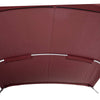 SureShade Power Bimini - Clear Anodized Frame - Burgandy Fabric