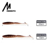 Meredith Crazy Shiner II Soft T-Tail Shad Lure 65mm/80mm 12/20Pcs